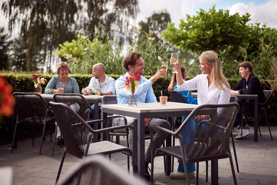 zomers terras