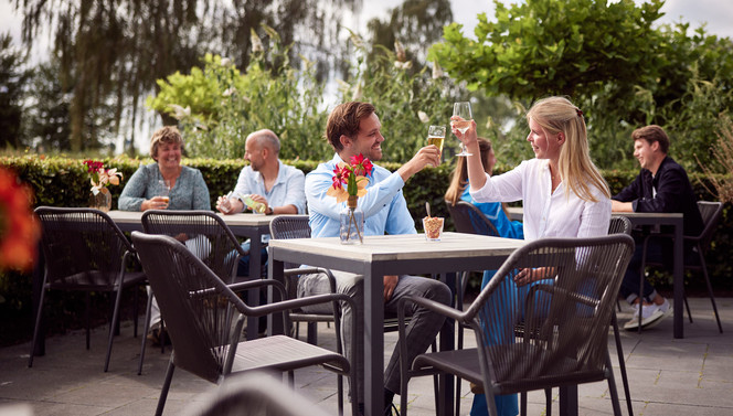 zomers terras